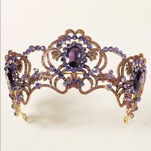Crystal crown tiaras